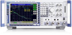 Käytetyt Signaalin lähde Analysaattori Rohde & Schwarz FSUP26